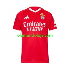Camisola Benfica Homem Equipamento Primeiro 2024-2025 Manga Curta